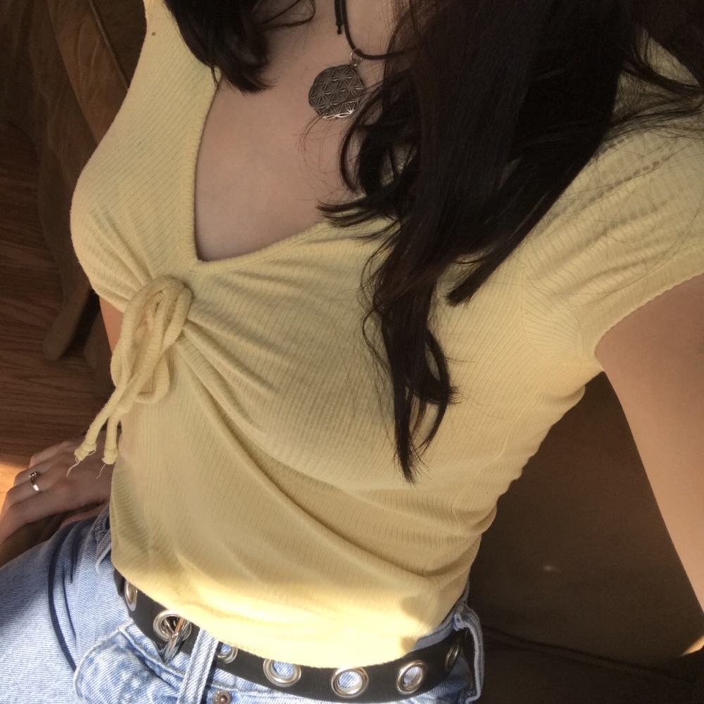 Pacsun yellow top